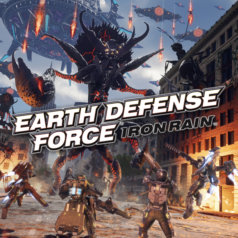 Earth Defense Force: Iron Rain box art for Playstation 4